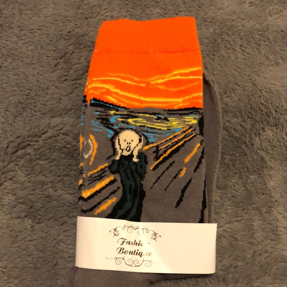 Painting inspired socks